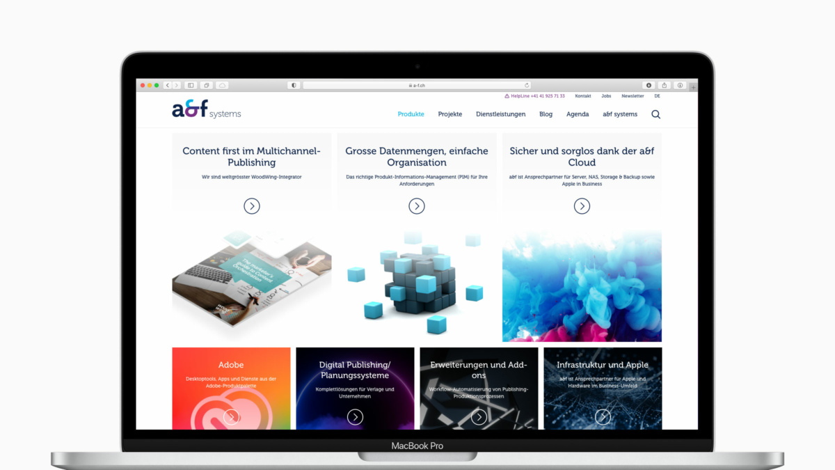 Aktuell, modern, innovativ – Die a&f systems passt ihren Webauftritt an