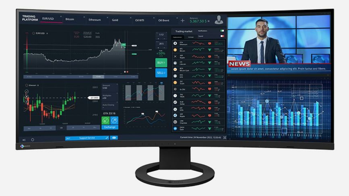 FlexScan EV3895 – Der ultrabreite Office-Monitor von EIZO