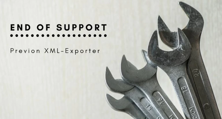 End of Support Previon XML-Exporter auf 31.12.2018
