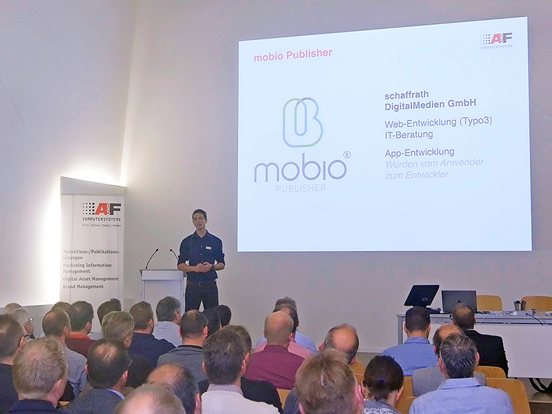 Der mobio Publisher aus dem Hause Schaffrath DigitalMedien wird vorgestellt