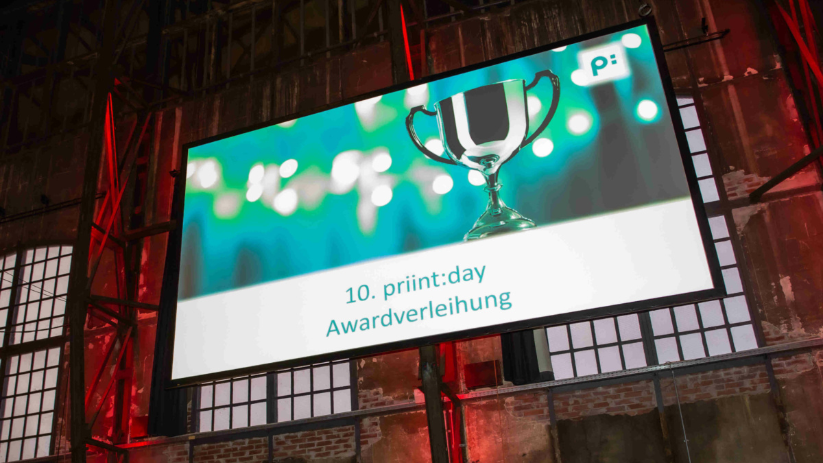 Der priint:award 2021 für die beste Innovation geht an a&f systems