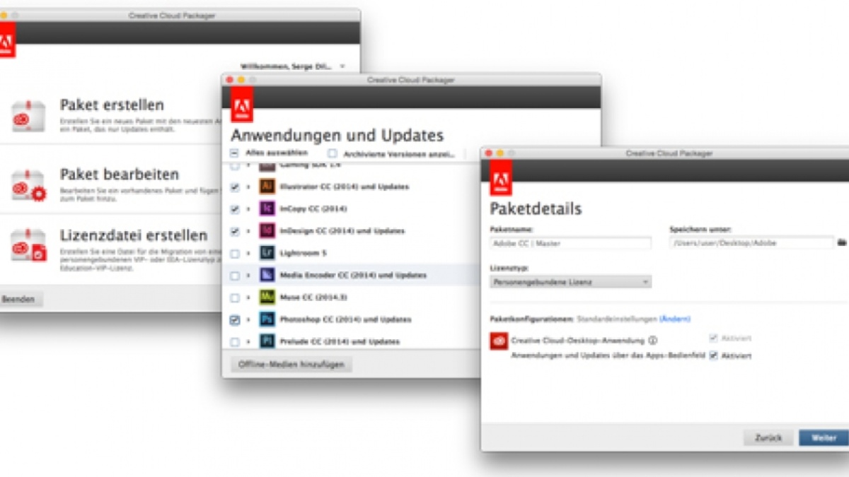Adobe CC – Bequem Software-Pakete schnüren und zentral ausrollen